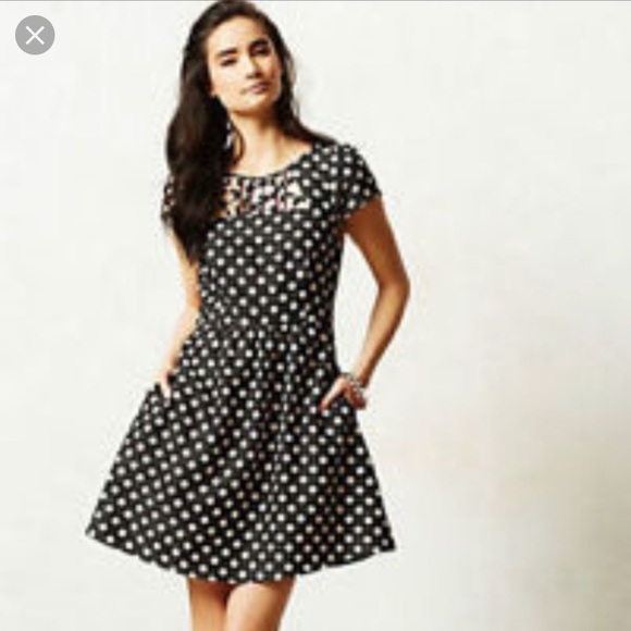 maeve polka dot dress